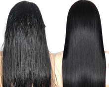 Load image into Gallery viewer, before and after keratin treatment
