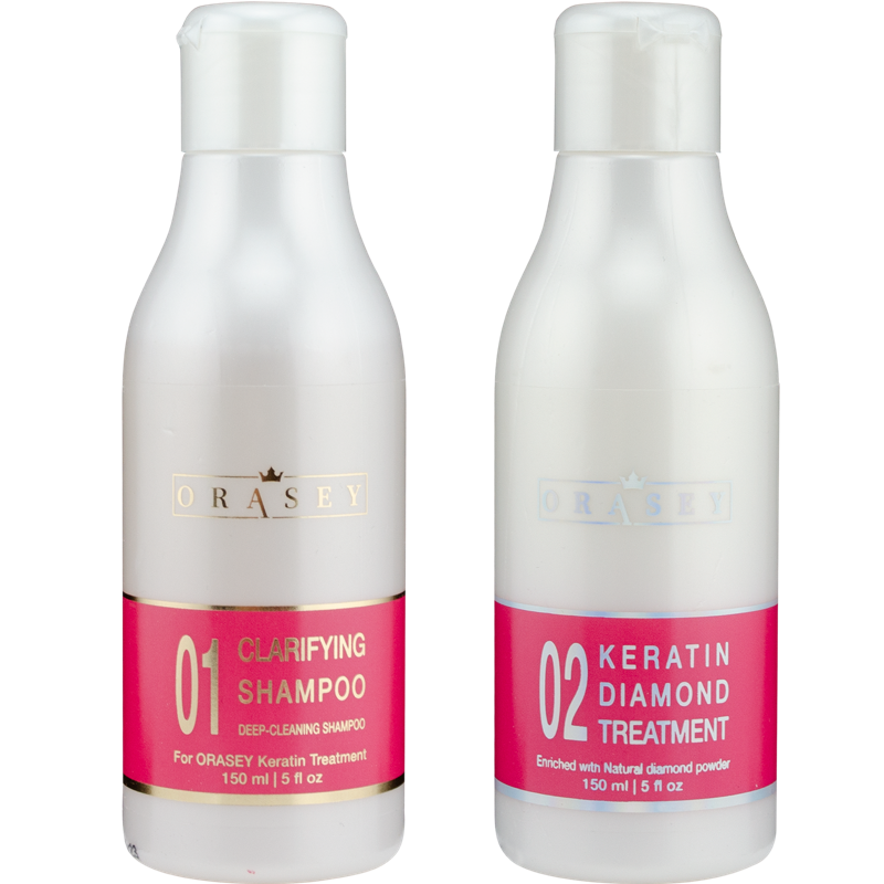 Orasey All-in-one Detox KIT Keratin Diamond Treatment 150ml & Clarifying shampoo 150ml